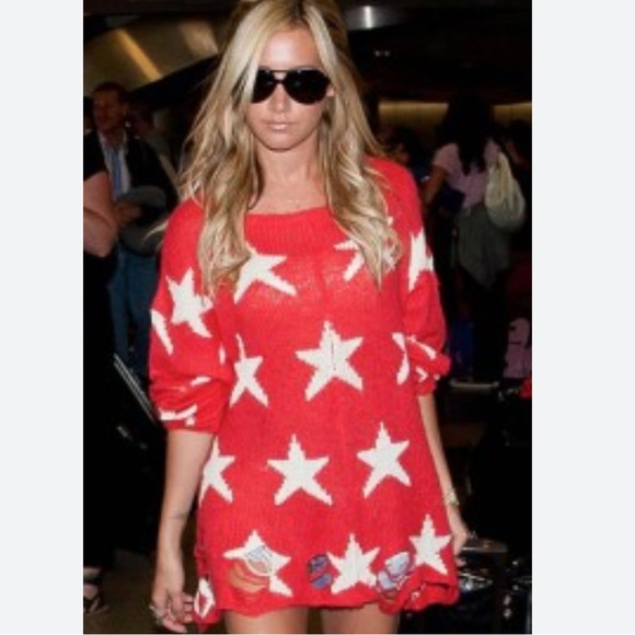 Wildfox Seeing Stars Lennon Sweater Celebrity Favorite - Picture 3 of 14